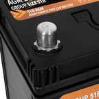 Anlibatt Car AGM Battery Group Size 48 H6 Start Stop Battery 12V 70Ah 760CCA Maintenance Free Rechargeable