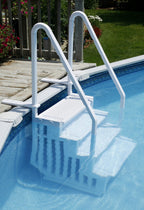 New Blue Wave Above Ground Easy Entry Pool Step Swimming Pool Durable -Up to 54