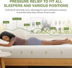 8-inch double mattress with memory foam for medium firm support