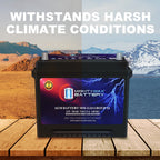 MM-H5 Start and Stop Car BCI Group Size 47 12V 60 AH, 100RC, 680 CCA Rechargeable AGM Car Battery