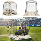 VEVOR Pop up Sports Tent, 8 Sizes Optional Clear Bubble Tent for 1-6 Person