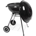 Zimtown 18 Portable Charcoal BBQ Clearance Grill Outdoor Camping Backyard with Side Wheels Black
