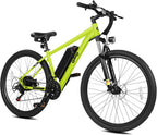 Qlife Racer Electric Bike for Adults - 21-Speed Mountain Lightweight Ebike