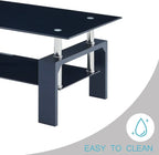 Living Room Rectangle Coffee Table Tea Table Suitable for Waiting Room Modern Side Coffee Table