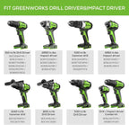 24V Brushless Cordless Drill Impact Driver Power Tool Combo Kit Included 1/2��Drill & 1/4��Hex
