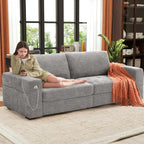 ihanherry 146-inch U-shaped modern sofa modular area cloud sofa
