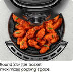 Chefman Compact 6.3-Quart Digital Air Fryer with Rotisserie Dehydrator and Convection Oven