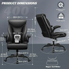 Office Chair Large High-Foot Computer Desk Chair Chair Lumbar Support Rotating Computer Chair