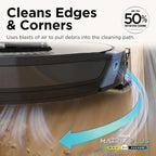 Voice Control Robot Vacuum with Matrix Clean Navigation, Home Mapping, 60-Day Capacity, XL Self-Empty Base for Homes with Pets, Carpet & Hard Floors, Cool Grey