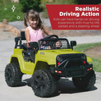 Best Choice Products 12V Kids Ride-On Truck Car with Spring Suspension and LED Lights