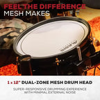 Alison Strata Prime Electronic Drum Set with Touch Screen Dual Area Grid Head