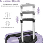 Luggage 6-piece hardshell expandable suitcase lightweight travel carry-on luggage set