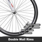 WEIZE Road Bike 700C Wheel City Commuter Bicycle Shimano 14 Speed Drop Bar Racing Adult Bike