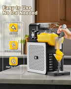 Fiii Slushie Machine 92 oz Slushy Machine for Home 6 Preset Programs Quiet Operation LED Display