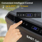 EAST OAK 30 Outdoor Electric Smoker Built-in meat probe smokes up to 6 times longer