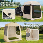 Alvantor Screen House Gazebo, 6-10-15 Person Pop Up Igloo Screened Canopy Tent with Mosquito Netting Sides, Instant UV Resistant Sun Shelter for Garden, Patio, Backyard