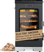 EAST OAK 30 Outdoor Electric Smoker Built-in meat probe smokes up to 6 times longer