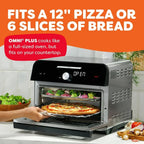 Instant Pot Omni Plus 19QT/18L Toaster Oven Air Fryer 10-in-1 Functions Fits 12 Pizza Crisp Broil