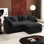 ihanherry 146-inch U-shaped modern sofa modular area cloud sofa
