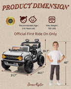 Kids Pink Ride-On Truck Battery Powered Electric Toy Car