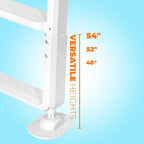XtremepowerUS Pool Ladder 4-Step for 48-54 Above Ground Pools, 300LB, Swimming Pool Ladder