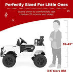Best Choice Products 12V Kids Ride-On Truck Car with Spring Suspension and LED Lights