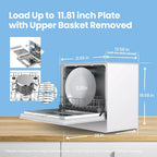 COMFEE' Portable Mini Dishwasher Countertop with 5L Built-in Water Tank