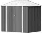 Devoko Outdoor Storage Shed Lockable Metal Garden Shed Steel Anti-Corrosion Storage House