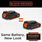 BLACK+DECKER 20V MAX POWERCONNECT Power Drill Cordless Drill Driver Electric Screwdriver with 30 Piece Bit Set and Drivers Kit, Battery and Charger Included (LD120VA)