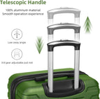 Luggage 6-piece hardshell expandable suitcase lightweight travel carry-on luggage set