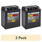 EverStart Platinum AGM PowerSport Battery, Group Size TX14AH 12 Volt, 220 CCA