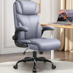 Office Chair Large High-Foot Computer Desk Chair Chair Lumbar Support Rotating Computer Chair