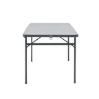 Mainstays 6' Rectangle Centerfold Folding Table, White