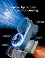 Windowless Portable Air Conditioner 26.3 Small Evaporative Air Cooler for Room No Window
