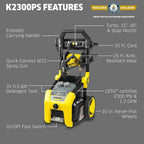 Kärcher Pressure Washer K1700 3 nozzles detergent box