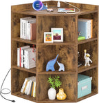 Aheaplus Corner Cabinet Corners Cube Toy Storage for Small Space