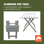 Ozark Trail Aluminum Camping Table, Silver