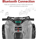 Best Choice Products 12V Kids Ride-On Electric ATV 4-Wheeler Quad Car Toy Bluetooth Audio