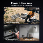 BougeRV 12 Volt Refrigerator 12V Car Fridge 23 Quart Portable Freezer Compressor Cooler