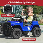 Best Choice Products 12V Kids Ride-On Truck Car with Spring Suspension and LED Lights