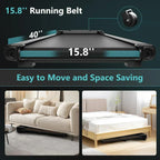 2.5 HP Portable Treadmill with Inclined Walking Pad Panel and Remote 4-in-1 Walking Treadmill