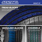 Sentinel Scout HT 245/70R17 245/70/17 110T All Season Highway Terrain Tire (No Rim)