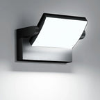 Outdoor LED Wall Light 40W Adjustable Modern Exterior Wall Mount Fixture 6000K Waterproof Black Lighting for Home and Yard