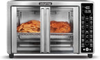 Gourmia Oven Air Fryer Combo with 17 Cooking Presets, 24L Capacity, Convection Rack, Baking Tray, Recipe Book GTF7460