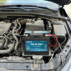 SGFYO Group Size 35 Car Battery,12V 55Ah 650CCA 88RC,AGM Maintenance Free Start Stop Automotive Replacement Battery