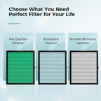Home air purifier equipped with air quality sensor