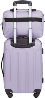 Hardside Travel Luggage Lilac Set of 4