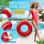 Inflatable Pool Tubes for Adults 30 inch Swim Pool Floats Inflatable Floats Rings Swim Luau Party Colorful Swimming Ring Hawaii Summer Beach Toys for Swimming Party