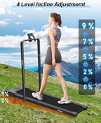 Lichico Walking Pad Under Desk Treadmill Ultra-Quiet Brushless Electric Jogging Treadmill