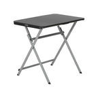 Lifetime 30-Inch Rectangle Folding Table, Light Commercial Grade, Indoor/Outdoor, Black